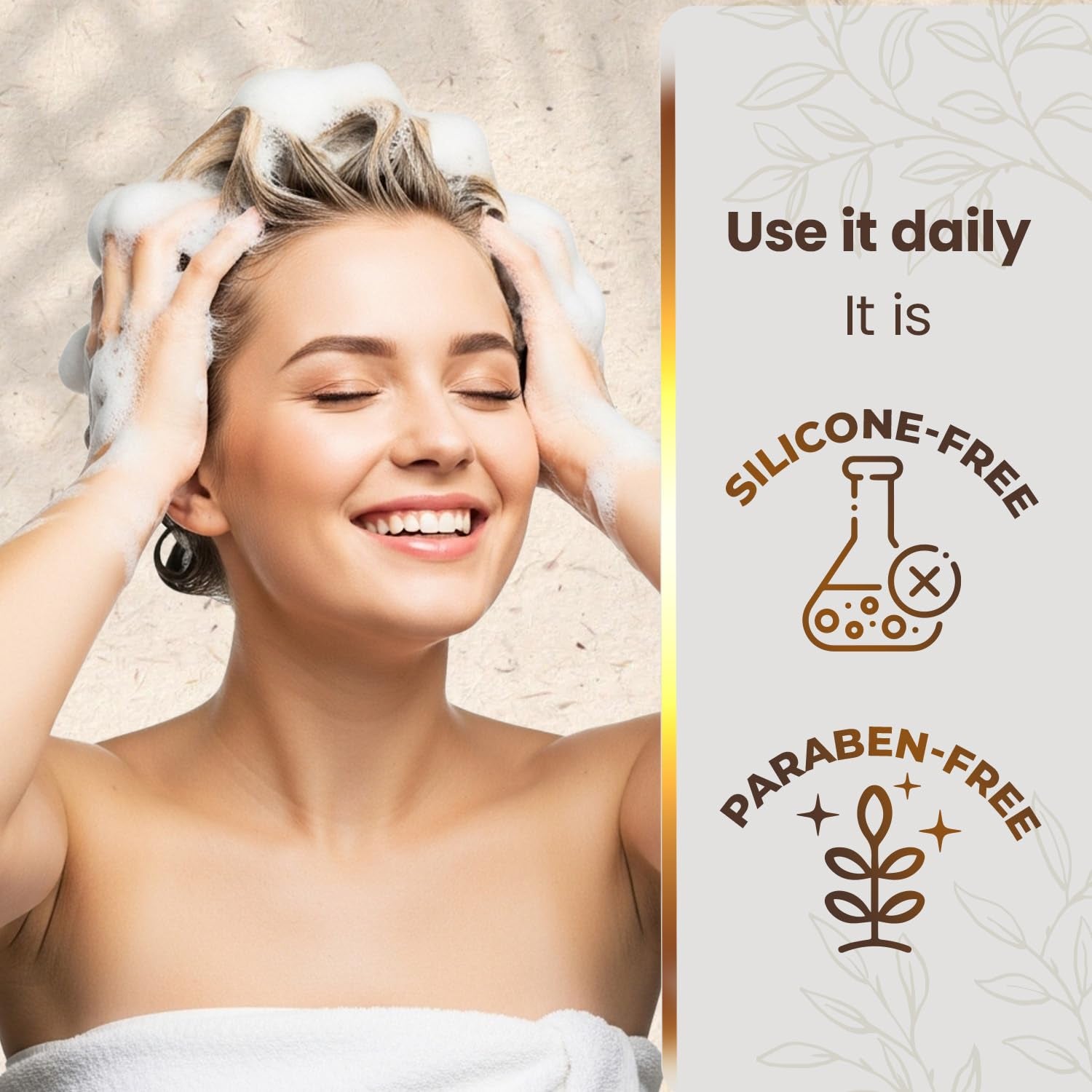 Ultra Hydration Shampoo with Coconut Oil and Royal Jelly - Nourishing Formula for Dry, Damaged Hair, Frizz Control, and Breakage Protection, 14 Fluid Ounces - Organic Ingredients and Natural Botanical Extracts for Deep Hydration and Hair Loss Defense